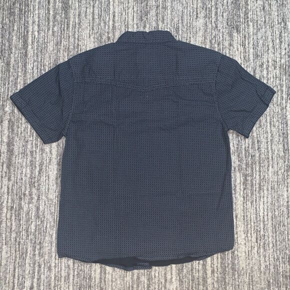 PD&C Boy’s Size 8 Black Pattern Pearl Snaps 100% Cotton Button Down Shirt Top‎ - Picture 5 of 5